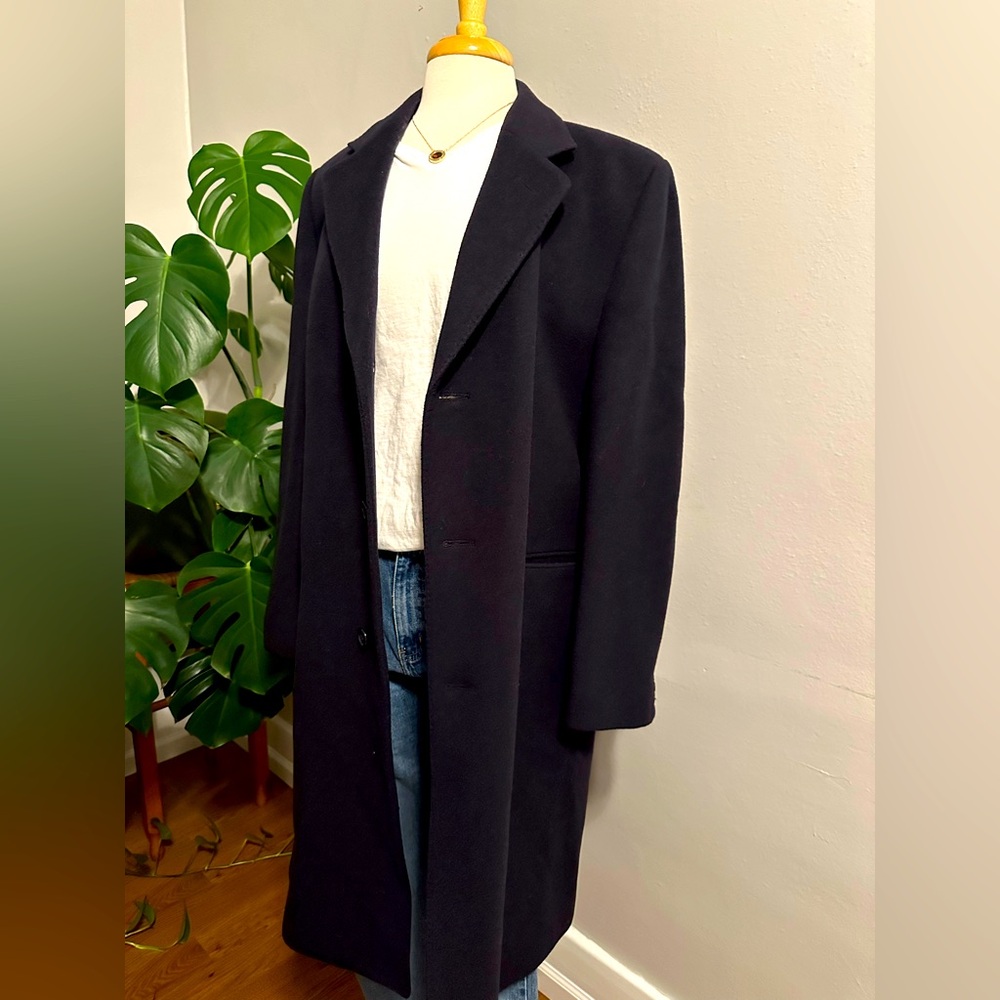ADOLFO WOOL CASHMERE COAT XL